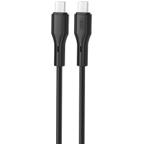 Кабель XO NBQ231B Rock Series Type-C to TYPE-C - 60W - 1m (Black)