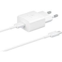 Мережевий зарядний пристрій Samsung 15W Power Adapter Type-C+Cable - White (EP-T1510XWEGEU)