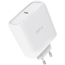 Зарядний пристрій мережевий Trust Maxo 65Вт, GaN, USB-C PD/PPS, білий
