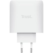 Зарядний пристрій мережевий Trust Maxo 65Вт, GaN, USB-C PD/PPS, білий