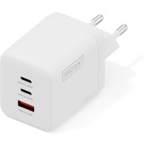 Зарядний пристрій DIGITUS GaN 2хUSB-C, 1хUSB-A, 100W