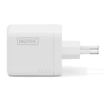 Зарядний пристрій DIGITUS GaN 2хUSB-C, 1хUSB-A, 100W