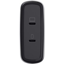 Зарядний пристрій мережевий Trust Maxo 100Вт, GaN, 2xUSB-C ,PD/PPS, чорний