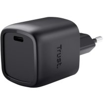 Зарядний пристрій мережевий Trust Maxo 30Вт, GaN, USB-C, PD/PPS, чорний