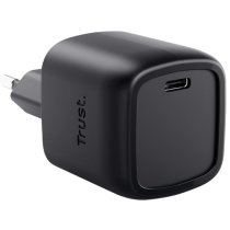 Зарядний пристрій мережевий Trust Maxo 30Вт, GaN, USB-C, PD/PPS, чорний