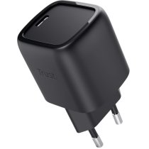 Зарядний пристрій мережевий Trust Maxo 30Вт, GaN, USB-C, PD/PPS, чорний