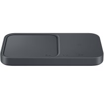 Зарядний пристрій бездротовий Samsung Duo 15Вт з блоком живлення, сірий темний