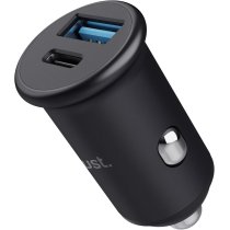 Автомобильное зарядное устройство Trust 38Вт USB-A/USB-C PD, QC, черный