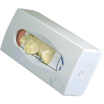 Держатель одноразовых перчаток, белый, пластик